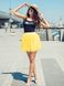 Yellow Tulle skirt Airskirt mini