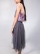 Graphite Gray Tulle skirt AIRSKIRT CASUAL midi