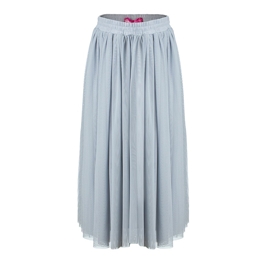 Not lush light gray Tulle skirt AIRSKIRT CASUAL midi
